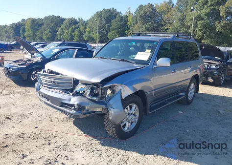 2005 Lexus Lx 470 из США, поврежденный, VIN JTJHT00W553553373